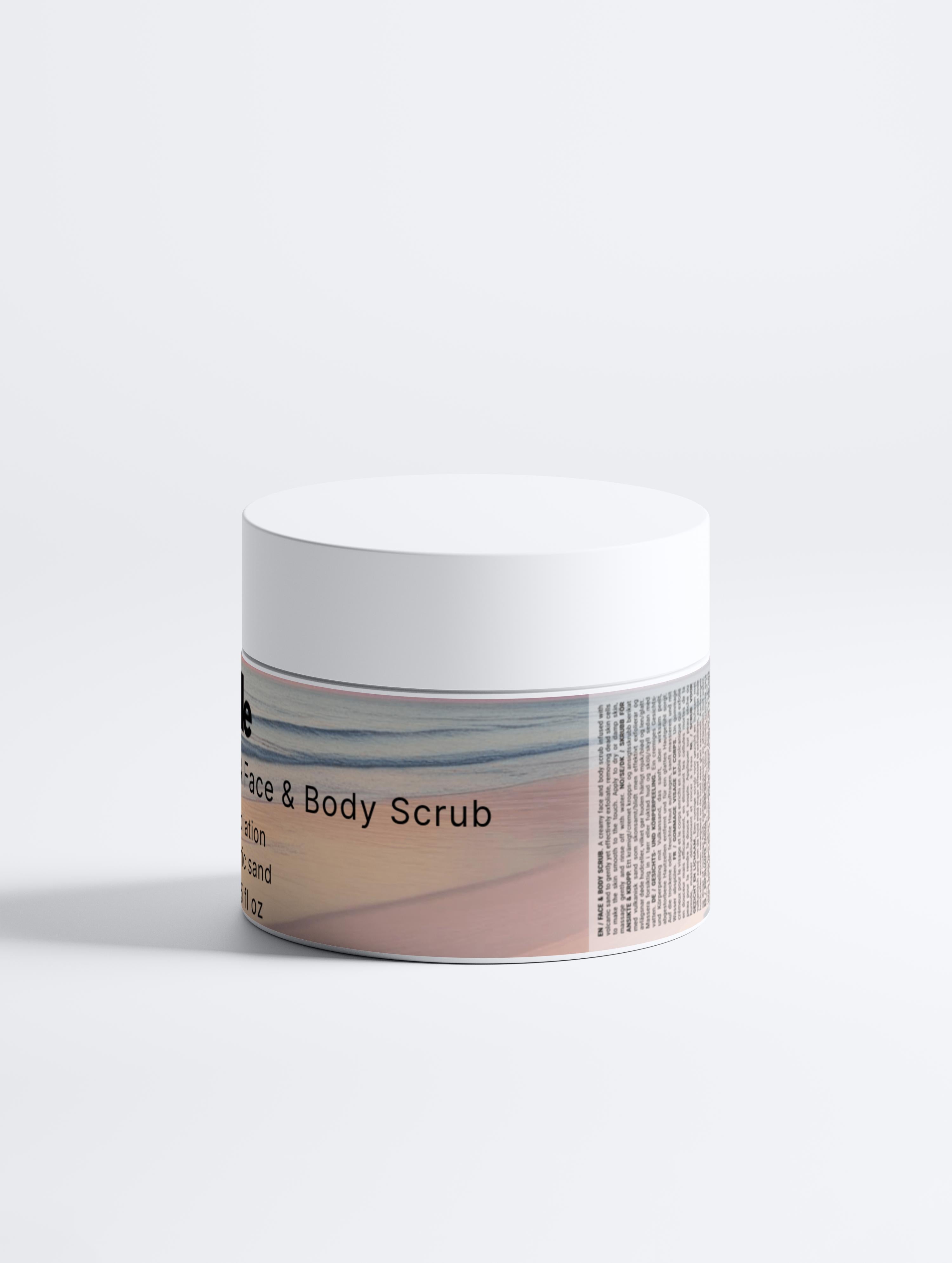 Icelandic Volcano AHA Face & Body Scrub