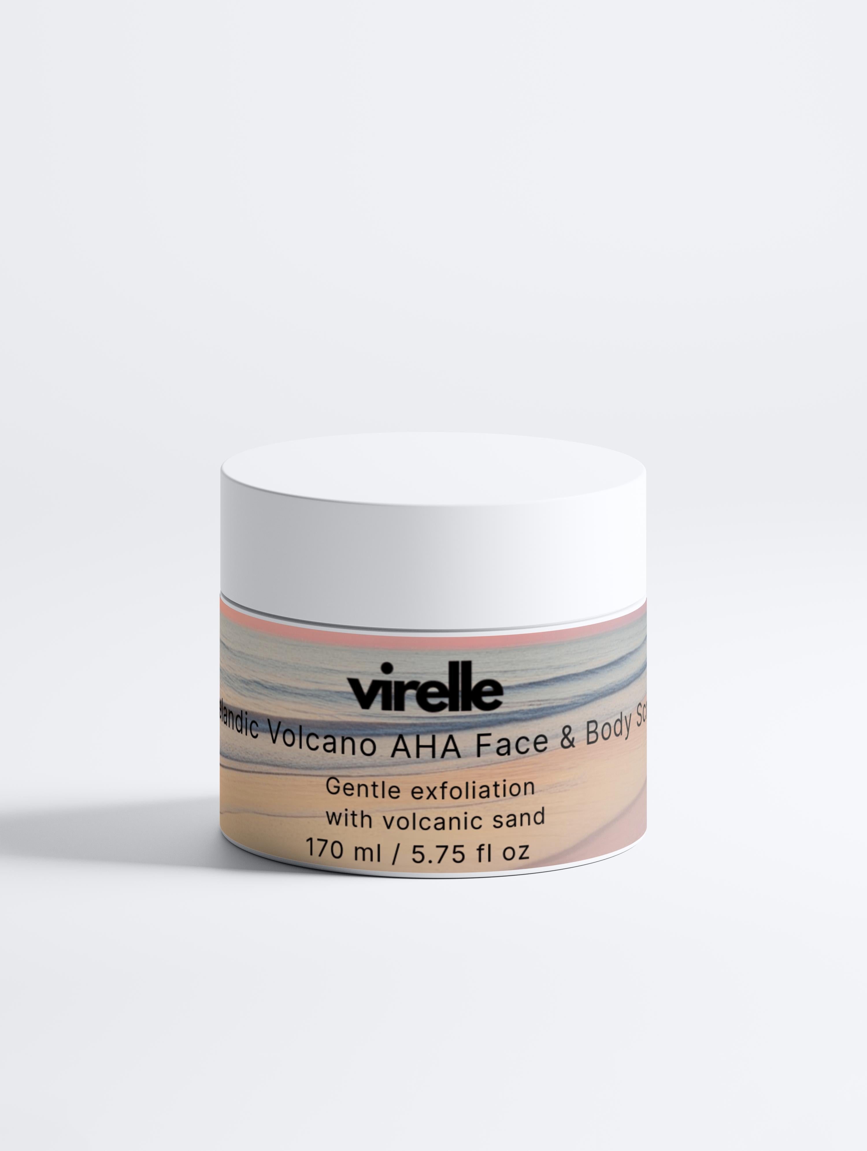 Icelandic Volcano AHA Face & Body Scrub